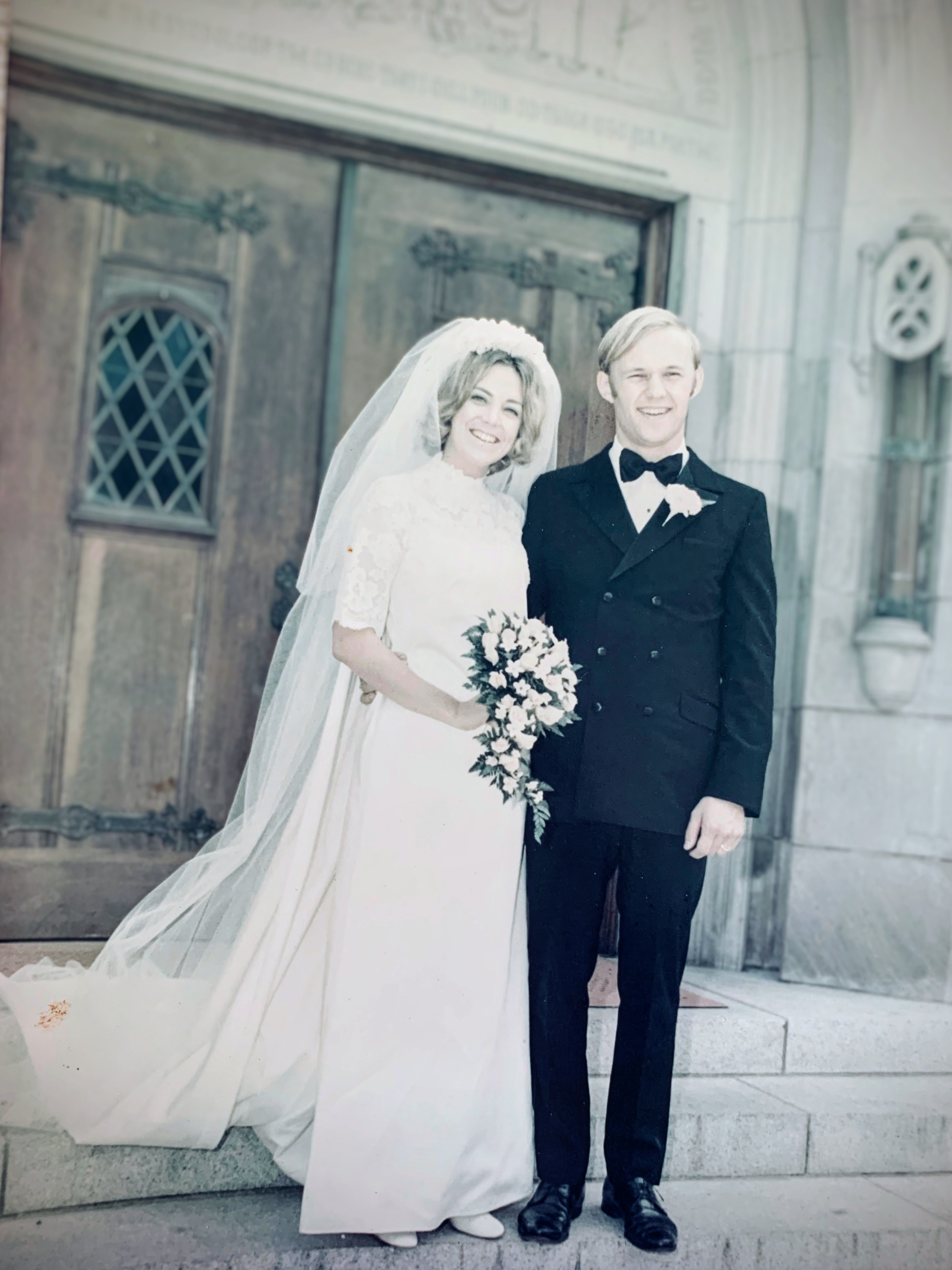 Wedding Day at Our Lady of Grace Catholic Church, 1970