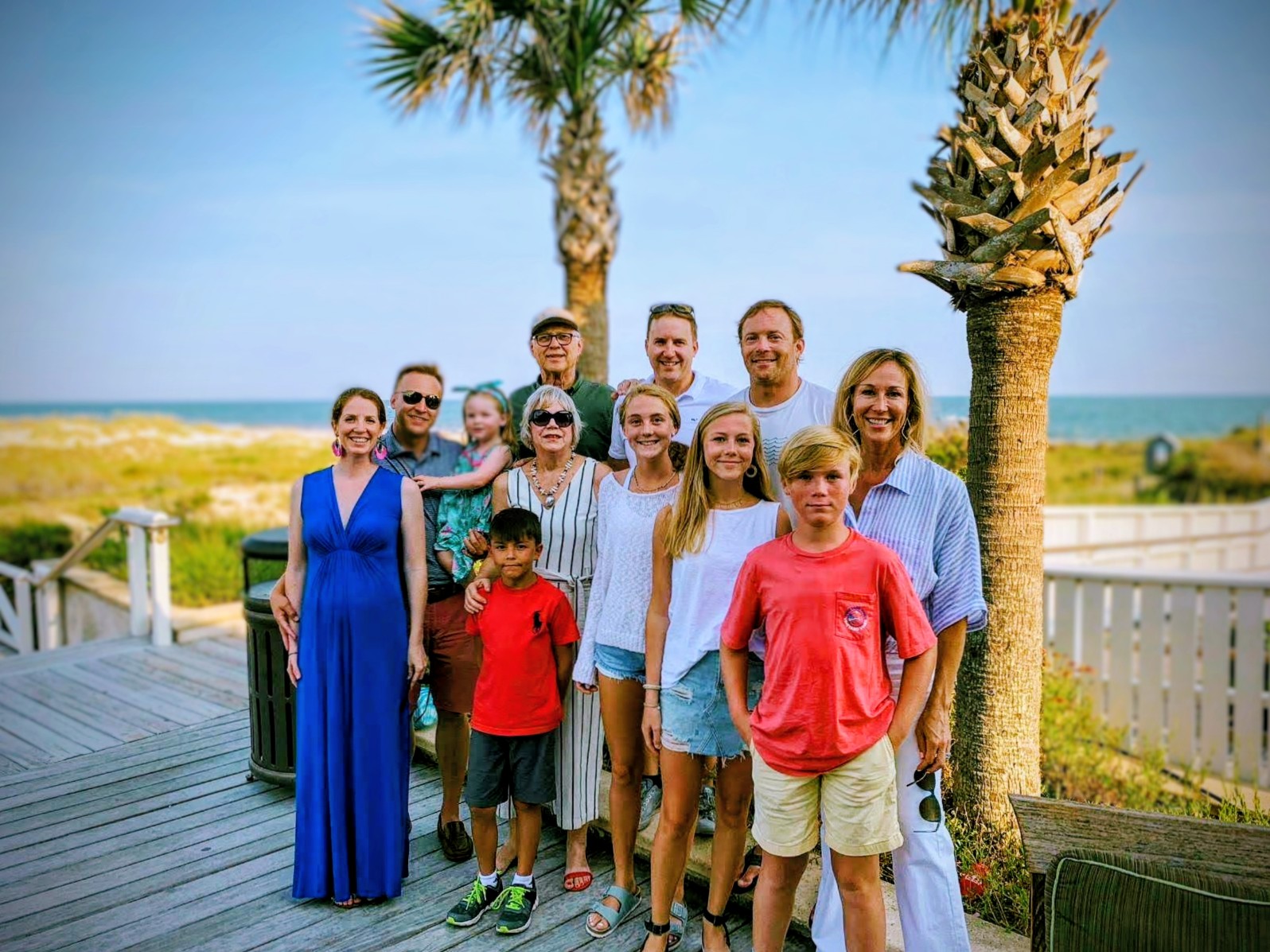 Marsha with her family