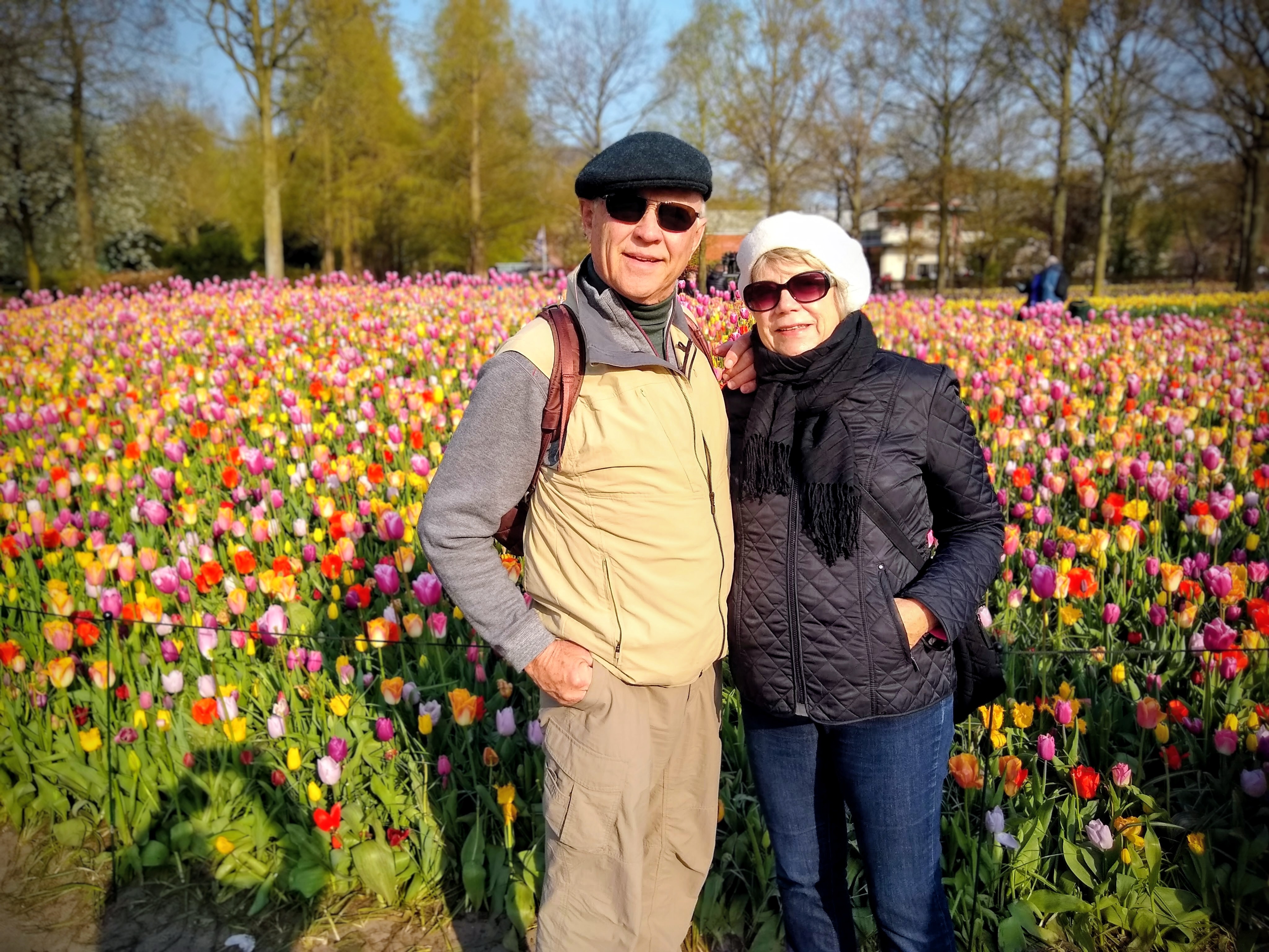 Marsha and John at the Tulip Festival