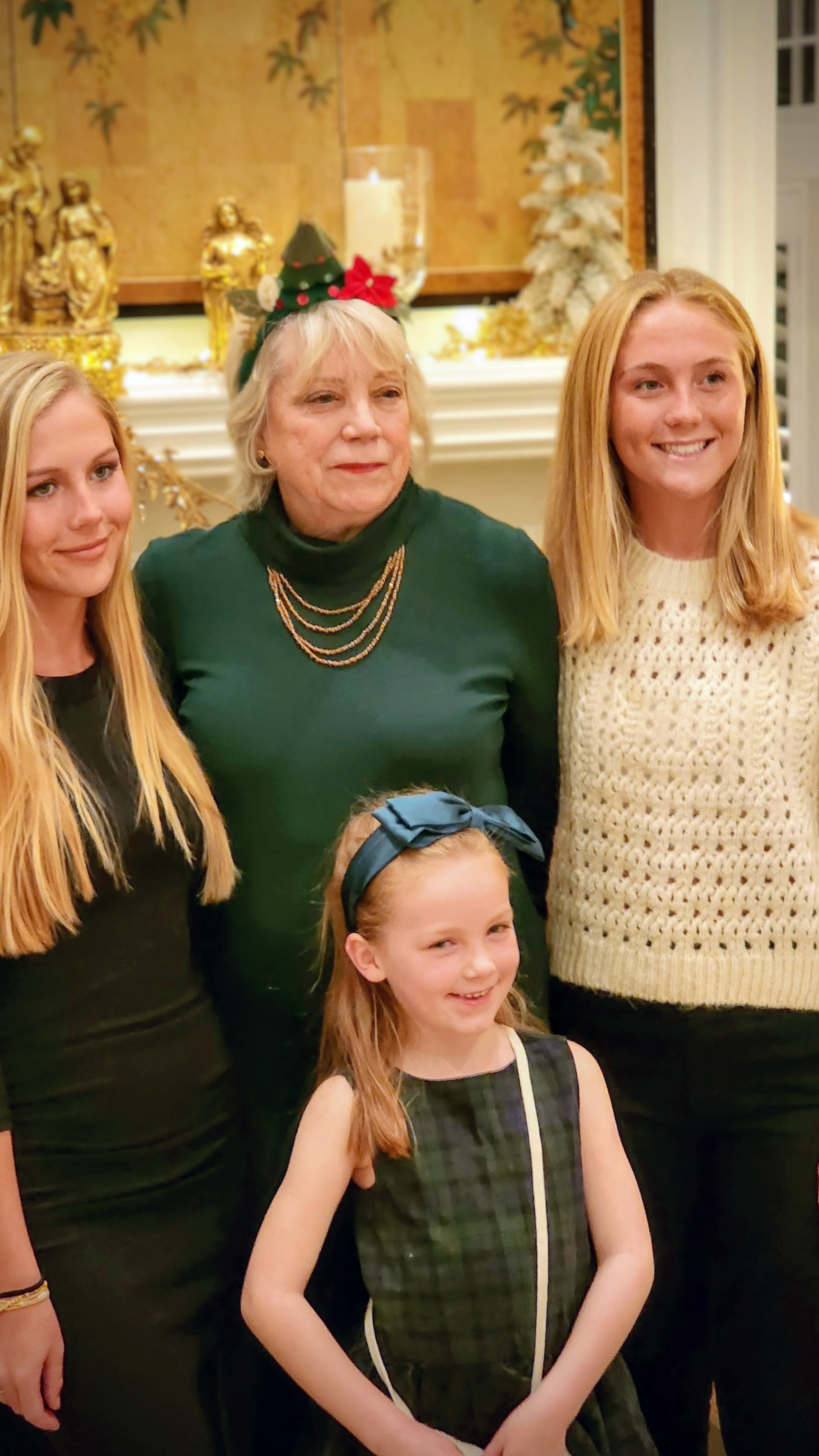 With Three Granddaughters