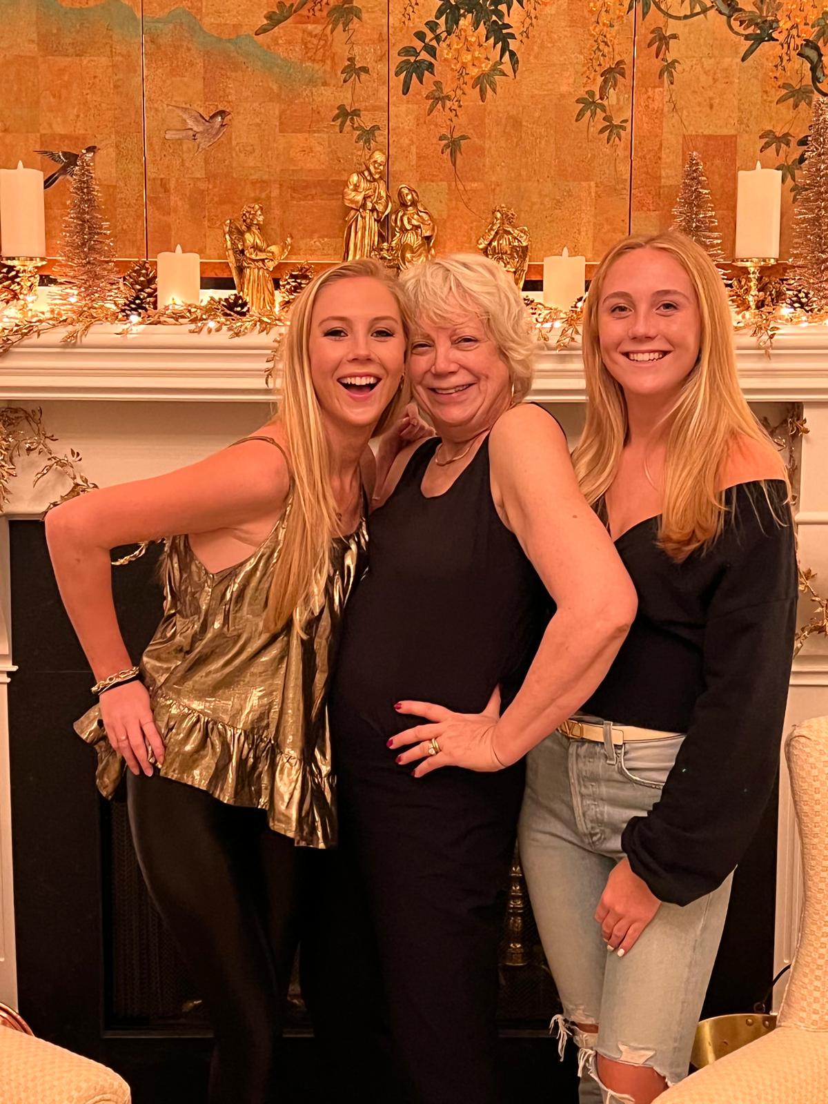 With Granddaughters Aislyn and Audrey