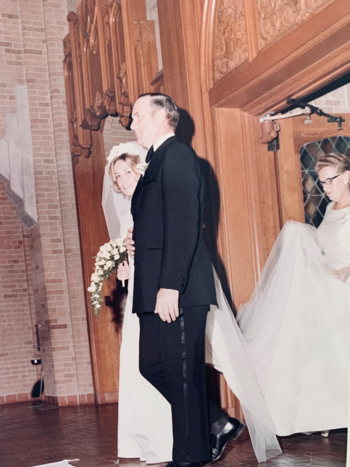 Carl E. Wakefield - Marsha's wedding day